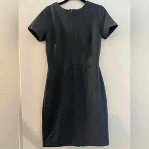 Grey with black lines Banana Republic dress